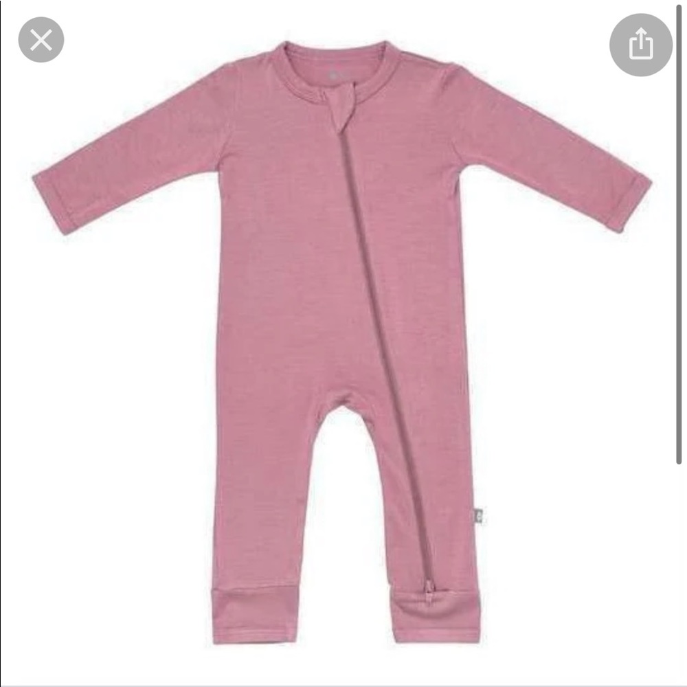 Kyte BABY Romper in Mulberry. Size 18-24m
